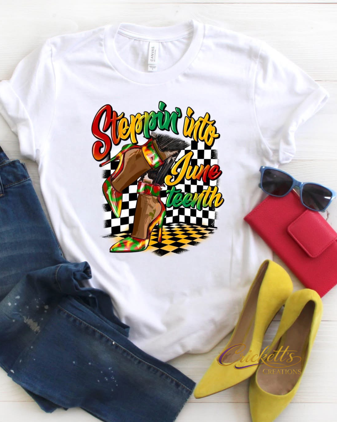 Steppin' Into Juneteenth Shirt