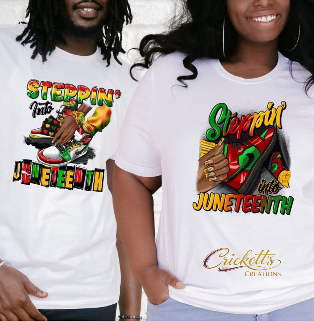 Steppin' Into Juneteenth Shirt