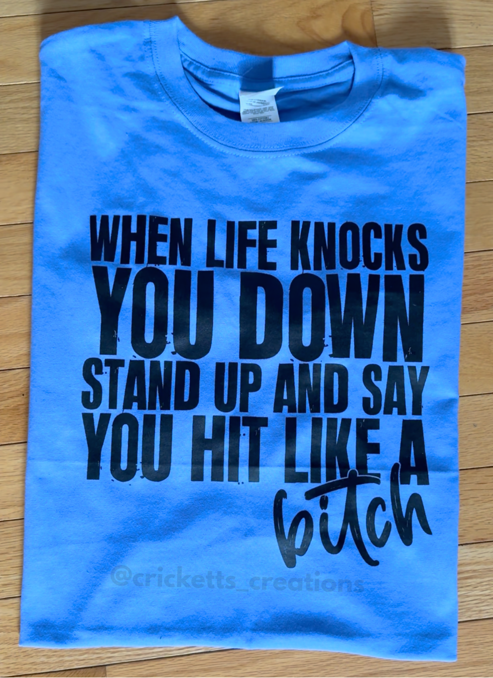 “You Hit Like a B*tch” Motivation Shirt