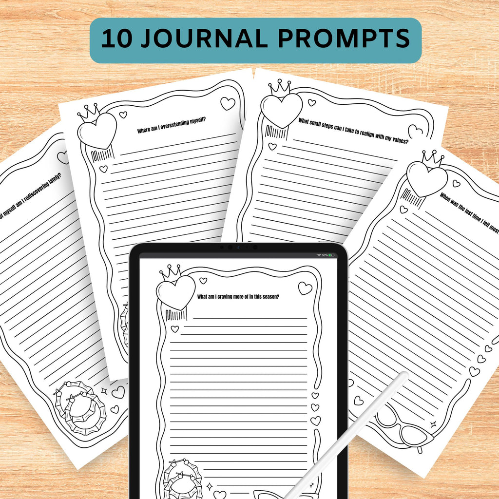 Reflect and Realign: Journal Prompt Pack Volume 1 (Digital Download)