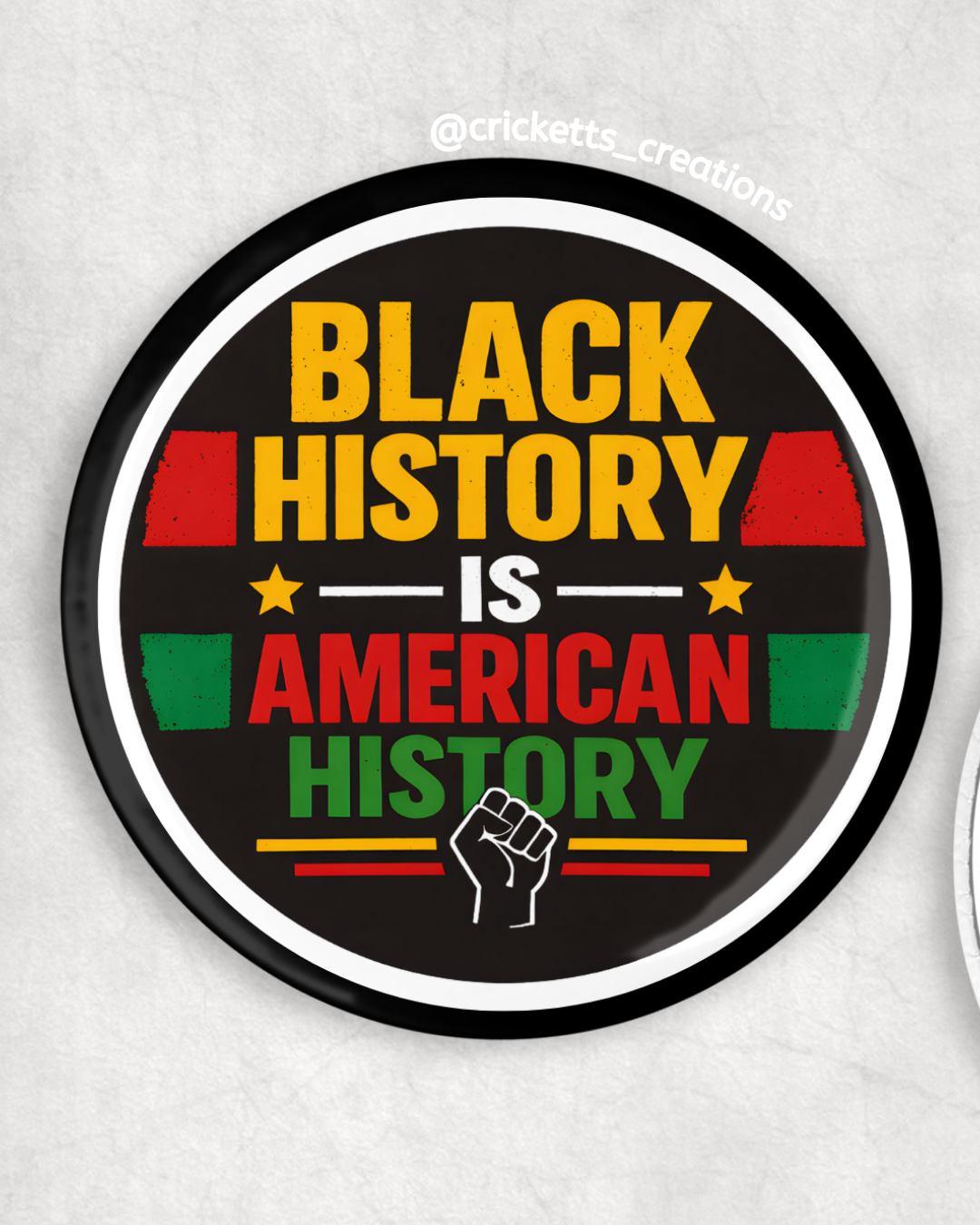 Black History Month Buttons