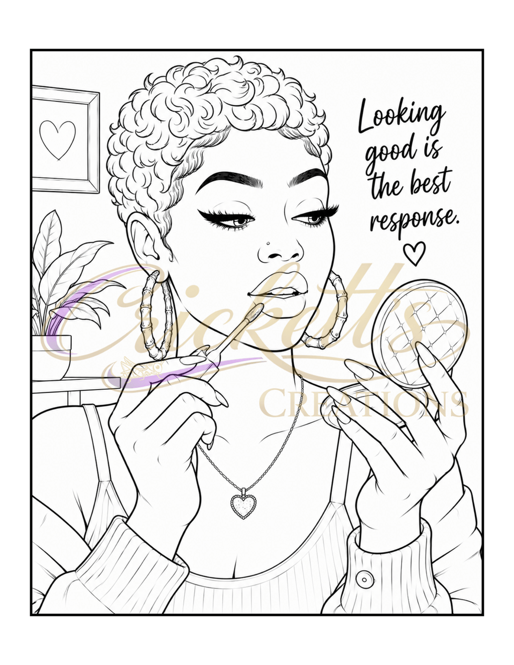 Petty, But Healing: Volume 2 Coloring Book