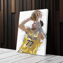 Load image into Gallery viewer, Luka Doncic Canvas Art – Los Angeles Lakers Wall Decor
