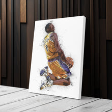 Load image into Gallery viewer, Kobe Bryant Canvas Art – Los Angeles Lakers Wall Decor
