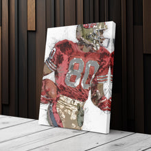 Load image into Gallery viewer, Jerry Rice Canvas Art – San Francisco 49ers Wall Decor

