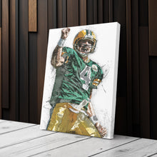 Load image into Gallery viewer, Brett Favre Canvas Art – Green Bay Packers Wall Decor
