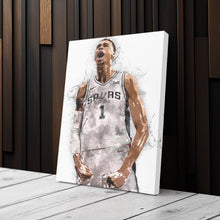 Load image into Gallery viewer, Victor Wembanyama Canvas Art – San Antonio Spurs Wall Decor
