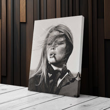 Load image into Gallery viewer, Brigitte Bardot Canvas – French Actress Wall Art Gift for Classic Cinema Lovers
