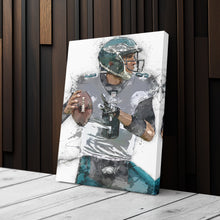Load image into Gallery viewer, Nick Foles Canvas Art – Philadelphia Eagles Wall Decor
