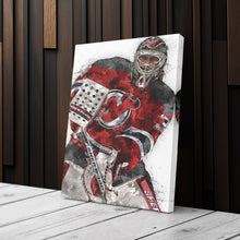 Load image into Gallery viewer, Martin Brodeur Canvas Art – New Jersey Devils Wall Decor
