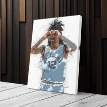 Load image into Gallery viewer, Ja Morant Canvas Art – Memphis Grizzlies Wall Decor
