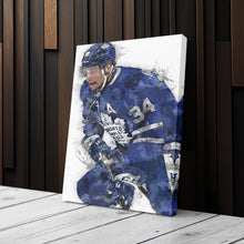 Load image into Gallery viewer, Auston Matthews Canvas Art – Toronto Maple Leafs Wall Decor
