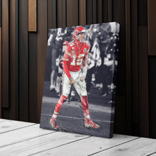 Load image into Gallery viewer, Patrick Mahomes Canvas Art – Chiefs Celebration Wall Decor
