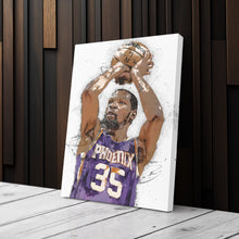 Load image into Gallery viewer, Kevin Durant Canvas Art – Phoenix Suns Wall Decor
