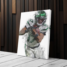 Load image into Gallery viewer, Garrett Wilson Canvas Art – New York Jets Wall Decor
