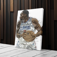 Load image into Gallery viewer, Kawhi Leonard Canvas Art – Los Angeles Clippers Wall Decor
