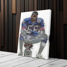 Load image into Gallery viewer, Lawrence Taylor Canvas Art – New York Giants Wall Decor
