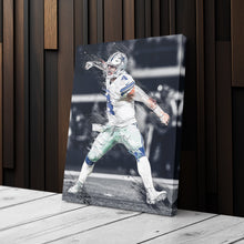 Load image into Gallery viewer, Dak Prescott Canvas Art – Cowboys Celebration Wall Decor
