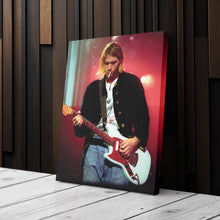 Load image into Gallery viewer, Kurt Cobain Canvas – Nirvana Rock Legend Wall Art
