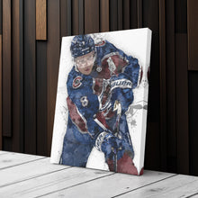 Load image into Gallery viewer, Cale Makar Canvas Art – Colorado Avalanche Wall Decor
