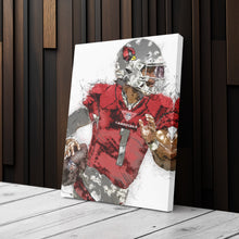 Load image into Gallery viewer, Kyler Murray Canvas Art – Arizona Cardinals Wall Decor
