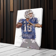 Load image into Gallery viewer, Peyton Manning Canvas Art – Indianapolis Colts Wall Decor
