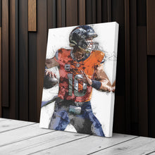 Load image into Gallery viewer, Bo Nix Canvas Art – Denver Broncos Wall Decor
