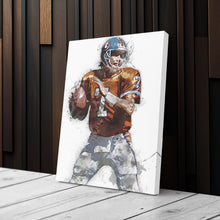 Load image into Gallery viewer, John Elway Canvas Art – Denver Broncos Wall Decor
