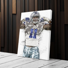 Load image into Gallery viewer, Micah Parsons Canvas Art – Dallas Cowboys Wall Decor
