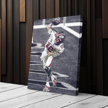 Load image into Gallery viewer, Tom Brady Canvas Art – Buccaneers Spiking Ball Decor

