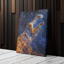 Load image into Gallery viewer, Pillars of Creation NASA Canvas Art - James Webb Space Telescope Decor
