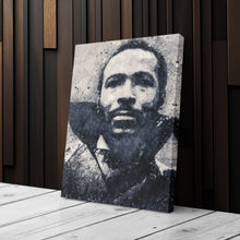 Load image into Gallery viewer, Marvin Gaye Canvas Art – Geometric Music Wall Decor
