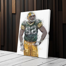 Load image into Gallery viewer, Reggie White Canvas Art – Green Bay Packers Wall Decor
