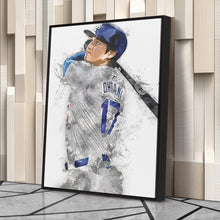 Load image into Gallery viewer, Shohei Ohtani Canvas Art – Los Angeles Dodgers Wall Decor
