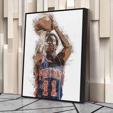 Load image into Gallery viewer, Isiah Thomas Canvas Art – Detroit Pistons Wall Decor
