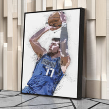 Load image into Gallery viewer, Luka Doncic Canvas Art – Dallas Mavericks Wall Decor
