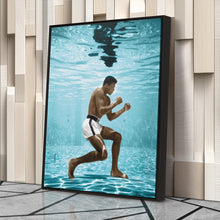 Load image into Gallery viewer, Muhammad Ali Underwater Canvas – Boxing Wall Art for Home Decor
