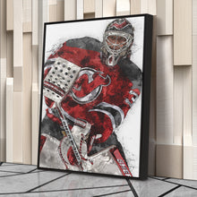Load image into Gallery viewer, Martin Brodeur Canvas Art – New Jersey Devils Wall Decor

