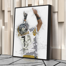 Load image into Gallery viewer, Ben Roethlisberger Canvas Art – Pittsburgh Steelers Wall Decor
