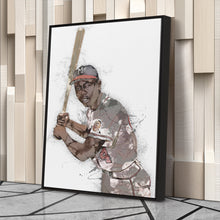 Load image into Gallery viewer, Hank Aaron Canvas Art – Atlanta Braves Wall Decor
