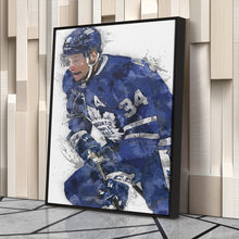 Load image into Gallery viewer, Auston Matthews Canvas Art – Toronto Maple Leafs Wall Decor
