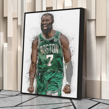 Load image into Gallery viewer, Jaylen Brown Canvas Art – Boston Celtics Wall Decor

