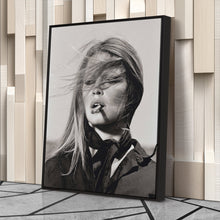 Load image into Gallery viewer, Brigitte Bardot Canvas – French Actress Wall Art Gift for Classic Cinema Lovers
