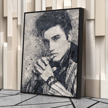 Load image into Gallery viewer, Elvis Presley Canvas – Geometric Music Wall Art Gift for Rock &amp; Roll Fans
