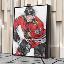 Load image into Gallery viewer, Patrick Kane Canvas Art – Chicago Blackhawks Wall Decor
