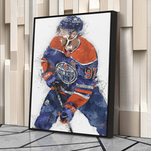 Load image into Gallery viewer, Connor McDavid Canvas Art – Edmonton Oilers Wall Decor
