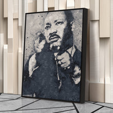 Load image into Gallery viewer, Martin Luther King Jr. Art – Civil Rights Geometric Wall Decor
