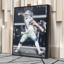 Load image into Gallery viewer, Dak Prescott Canvas Art – Cowboys Celebration Wall Decor
