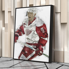 Load image into Gallery viewer, Nicklas Lidström Canvas Art - Detroit Red Wings Wall Decor

