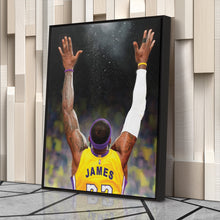 Load image into Gallery viewer, LeBron James Canvas – Lakers Champion Wall Art Decor
